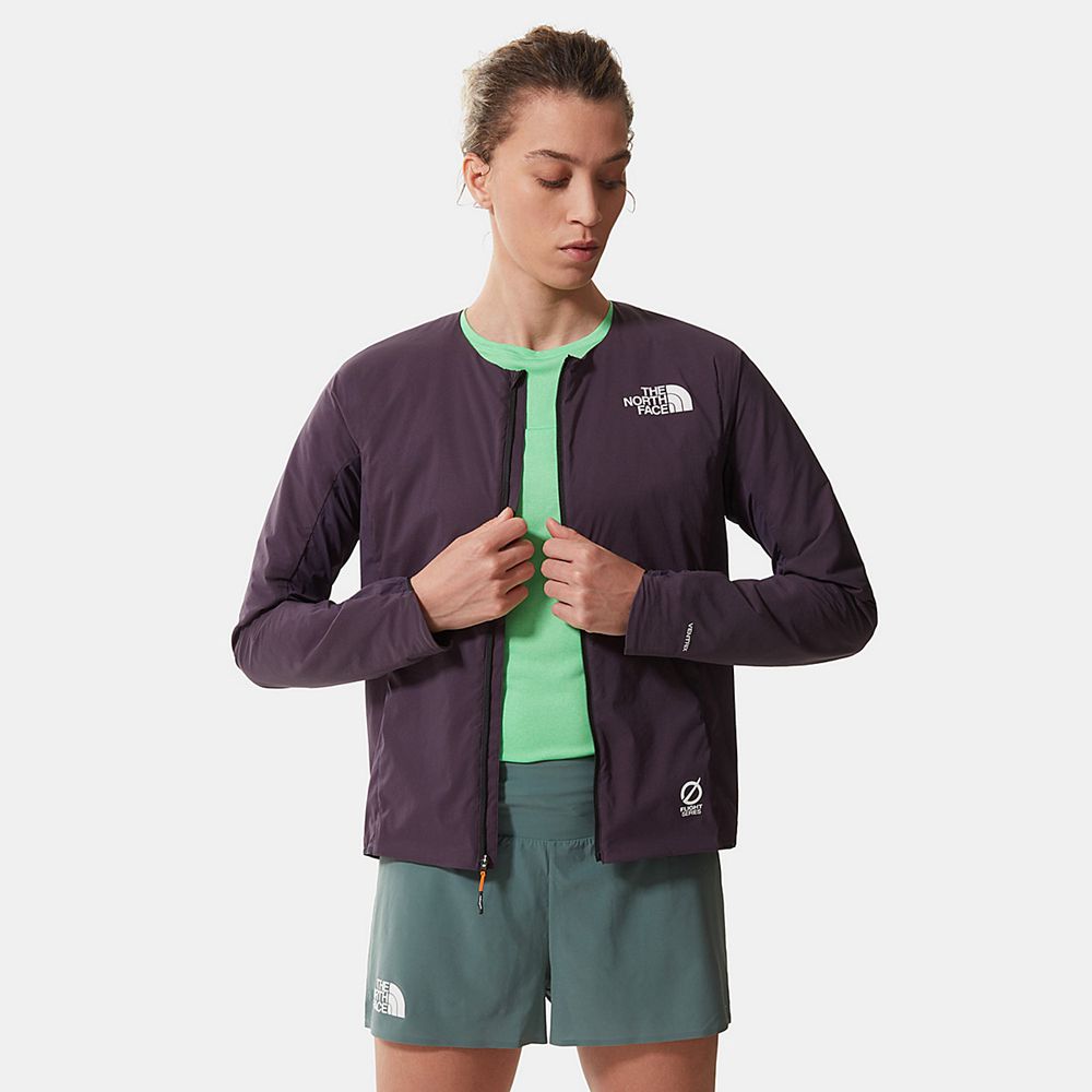 The North Face Insulated Jacket Womens Australia - The North Face Ventrix™ Dark Purple Running & Tra